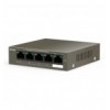 Switch Desktop 5 Porte 10/100/1000 con 4 Porte PoE TEG1105P