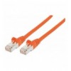 Cavo di rete Patch in rame Cat. 6A Arancione SFTP LSZH 1m ICOC LS6A-010-OR