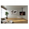 Staffa telescopica per installazione TV LED/LCD a soffitto