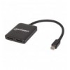 Splitter Hub Mini DisplayPort a 2 porte DisplayPort con MST IDATA MDP-DP2M