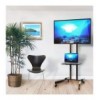 Supporto mobile da pavimento per TV LED/LCD 32-70'' con mensola