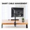 Supporto da scrivania per Monitor 13-32''