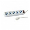 Multipresa 5 Posti Italiana Bipasso / Schuko con spina 10A