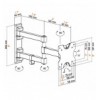 Staffa a Muro per LCD 13-27'' Universale e Snodabile