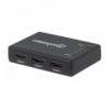 Splitter HDMI 4K UHD 3D con LED 4 vie