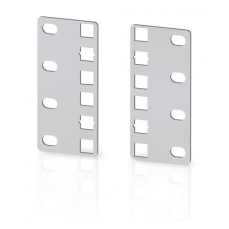 Coppia staffe riduttrici per armadi ETSI 2U I-CASE RAIL-ADP2ETG
