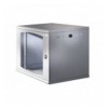 Armadio Rack 19'' a muro 10 unità sezione unica prof. 500mm Grigio