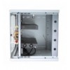 Armadio Rack 19'' a muro 16 unità sezione unica prof. 500mm Grigio