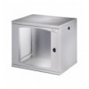 Armadio Rack 19'' a muro 16 unità sezione unica prof. 500mm Grigio