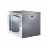 Armadio Rack 19'' a muro 16 unità sezione unica prof. 500mm Grigio