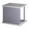 Armadio Rack 19'' a muro 16 unità sezione unica prof. 500mm Grigio