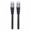 Cavo Patch Cat.7 Plug RJ45 6A S/FTP LSZH 0.25m Nero