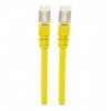 Cavo Patch Cat.7 Plug RJ45 6A S/FTP LSZH 0.25m Giallo