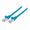 Cavo Patch Cat.7 Plug RJ45 6A S/FTP LSZH 0.25m Blu