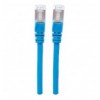 Cavo Patch Cat.7 Plug RJ45 6A S/FTP LSZH 0.25m Blu