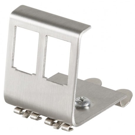 Adattatore per Moduli Keystone 2xRJ45 per guida DIN IWP-MD KEY-RAIL2I