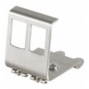 Adattatore per Moduli Keystone 2xRJ45 per guida DIN IWP-MD KEY-RAIL2I