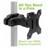 Supporto per fissaggio su palo per monitor 13-30''