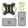Supporto per fissaggio su palo per monitor 13-30''