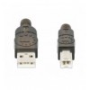 Cavo Prolunga Attivo USB 2.0 Hi-Speed A M / B M 15m Nero