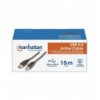Cavo Prolunga Attivo USB 2.0 Hi-Speed A M / B M 15m Nero