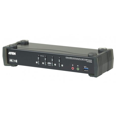 Switch KVMP 4K DisplayPort a 4 porte MST USB3.0