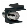 Adattatore Keystone BNC 75 Ohm F/F Nero