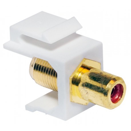 Adattatore Keystone RCA/F F/F Rosso IWP-ADAP-RCA/FRF