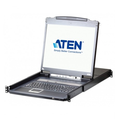 Switch KVM 19'' over IP LCD VGA PS2-USB 8 Porte con USB