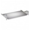 Mensola per Rack 19'' 400 mm 2U Grigia 2 punti