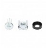 Kit Set 50 Viti 50 Dadi e 50 Rondelle per Montaggio Rack Silver