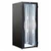 Armadio NetRack 19'' 800x1000 42 Unità Nero Pannello Grigliato da Assemblare I-CASE FP-4218BKXVG