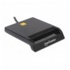 Lettore/Scrittore di Smart Card USB Compatto Nero