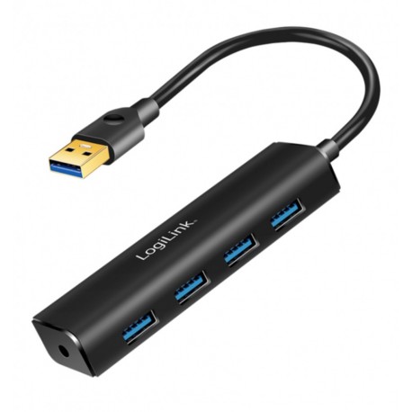 Hub USB3.0 4 Porte Nero IUSB3-HUB4B15