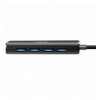 Hub USB3.0 4 Porte Nero