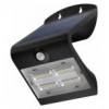 Lampada LED Solare a Muro 3,2W IP65 Sensore di Movimento Nero