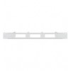 Pannello Passacavi 19'' 4 anelli in plastica 1U Grigio