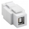 Adattatore Keystone USB2.0 A/B Installabile in Entrambi i Lati