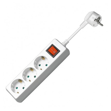 Multipresa 3 Posti Schuko con Interruttore e Cavo 1