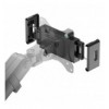 Supporto a Pinza VESA 75x75 per Smartphone e Tablet 4,7''-15'' 1kg max. Nero