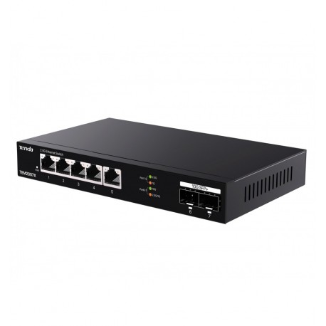 Switch con 5 porte 2.5G Ethernet e 2 slot SFP+ da 10G