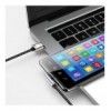 Cavo USB-C™ Maschio 2.0 / USB-C™ Maschio Angolato 3A 1 m Alluminio