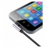 Cavo USB-C™ Maschio 2.0 / USB-C™ Maschio Angolato 3A 1 m Alluminio