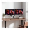 Supporto da Scrivania per Doppio Monitor 17-45'' con Molla Meccanica in Alluminio