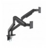 Supporto da Scrivania per Doppio Monitor 17-45'' con Molla Meccanica in Alluminio