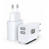 Caricatore Alimentatore 2x USB-A 12W da Muro IPW-USB-12W2A