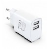 Caricatore Alimentatore 2x USB-A 12W da Muro