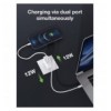 Caricatore Alimentatore 2x USB-A 12W da Muro