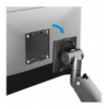 Supporto da Tavolo per Monitor Singolo 17-57'' con Molla a Gas in Alluminio Ultra Resistente con Porte USB