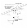 Barra Luminosa per Monitor 66 LED Luce di Lettura USB-C™ con Regolazione Temperatura Colore e Dimmer